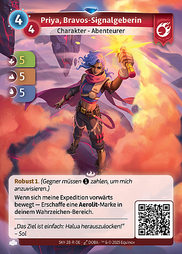 Priya, Bravos-Signalgeberin
