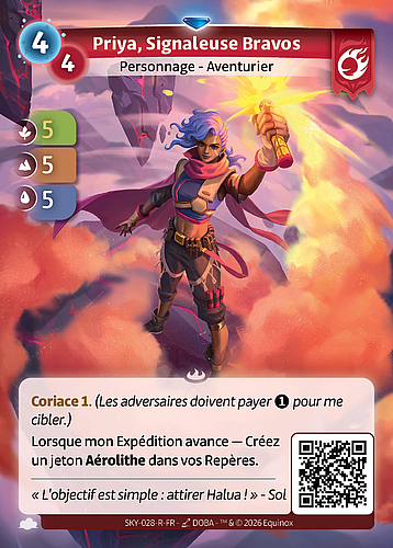 Priya, Signaleuse Bravos