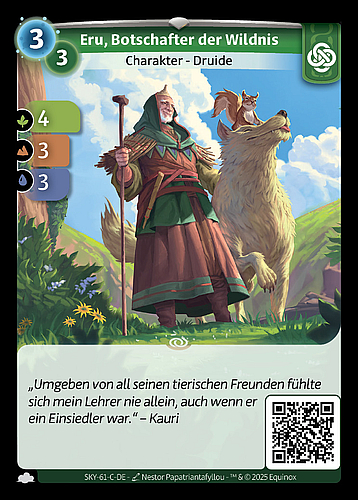 Eru, Botschafter der Wildnis