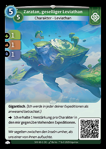 Zaratan, geselliger Leviathan