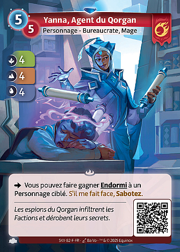 Yanna, Agent du Qorgan