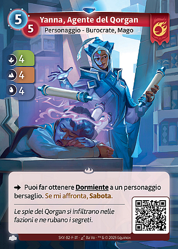 Yanna, Agente del Qorgan