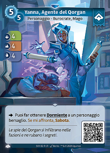 Yanna, Agente del Qorgan