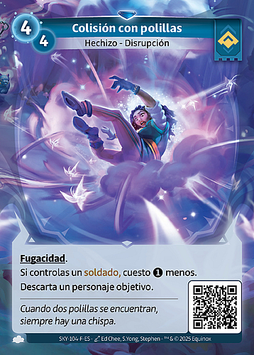 Colisión con polillas