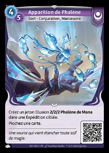 Apparition de Phalène