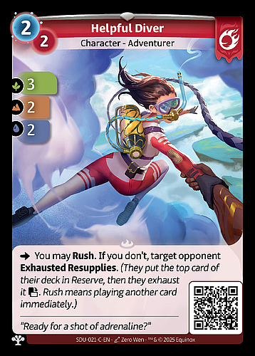 Helpful Diver