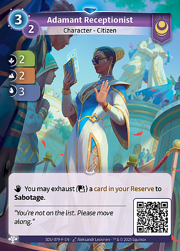 Adamant Receptionist