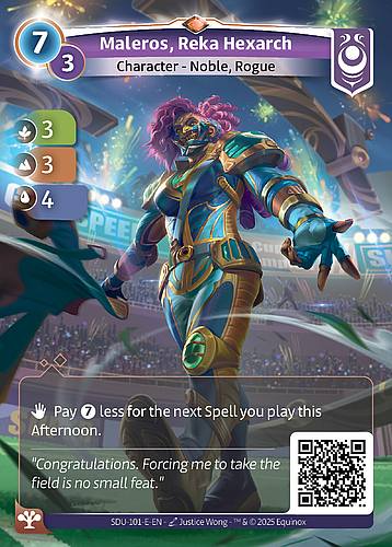 Maleros, Reka Hexarch