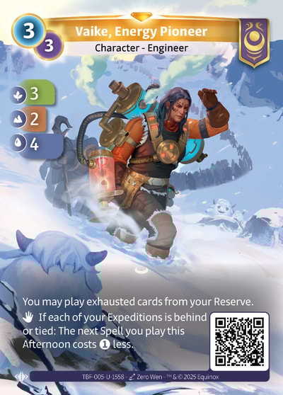 Vaike, Energy Pioneer