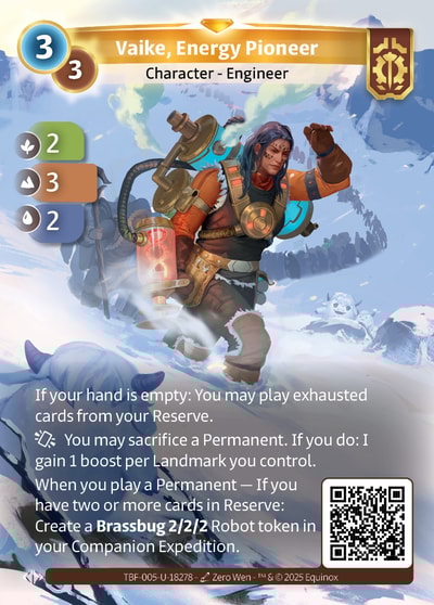 Vaike, Energy Pioneer
