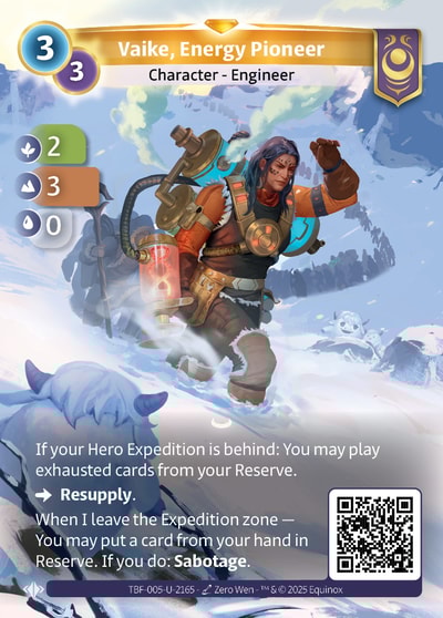 Vaike, Energy Pioneer