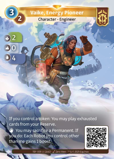 Vaike, Energy Pioneer