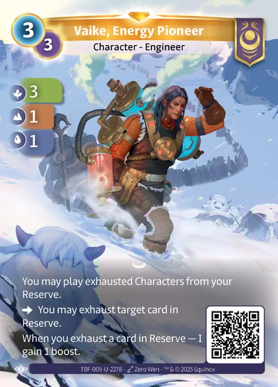 Vaike, Energy Pioneer