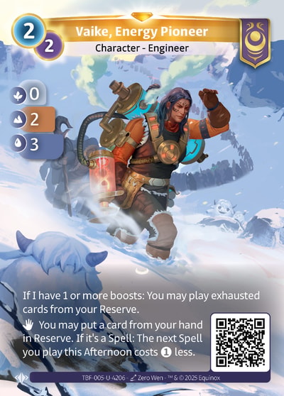 Vaike, Energy Pioneer
