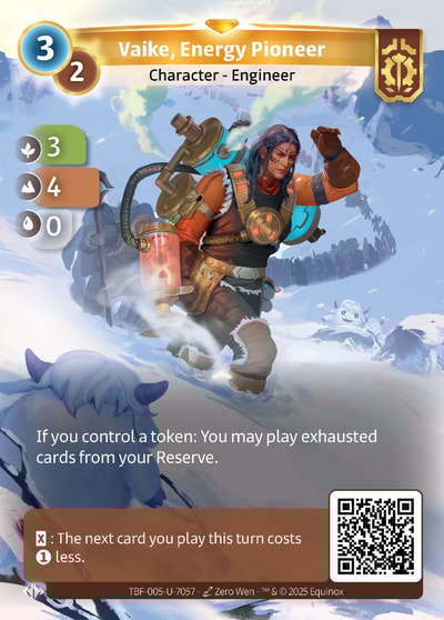 Vaike, Energy Pioneer