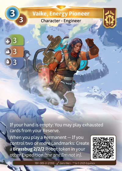 Vaike, Energy Pioneer