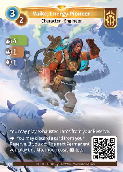 Vaike, Energy Pioneer