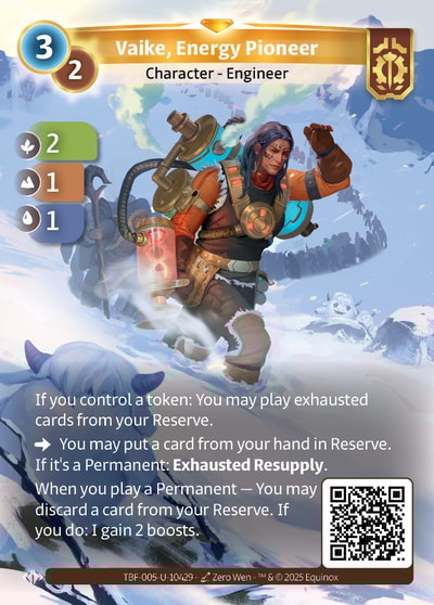 Vaike, Energy Pioneer