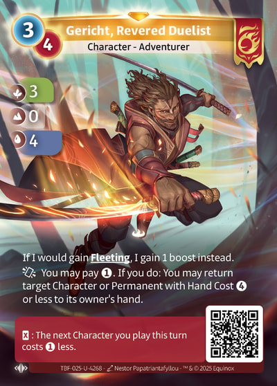Gericht, Revered Duelist