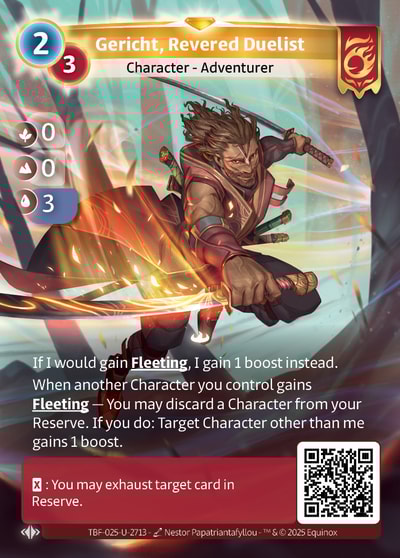 Gericht, Revered Duelist