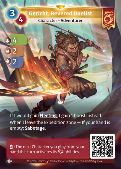 Gericht, Revered Duelist