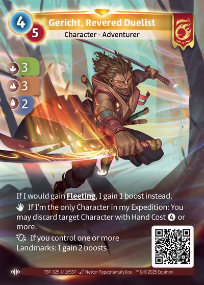 Gericht, Revered Duelist