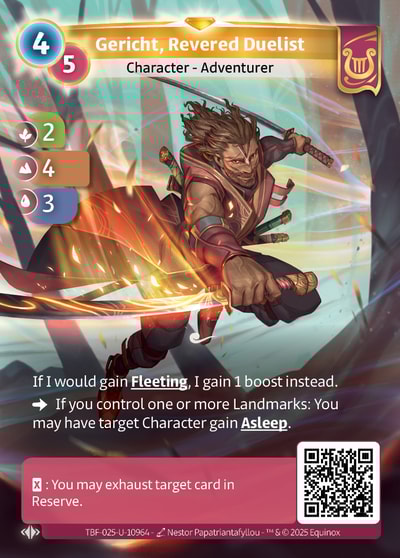 Gericht, Revered Duelist