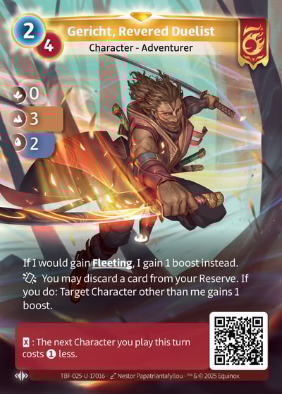 Gericht, Revered Duelist