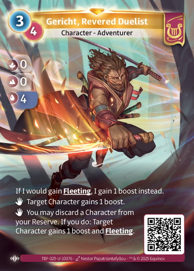 Gericht, Revered Duelist
