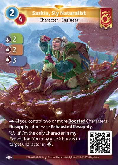 Saskia, Sly Naturalist