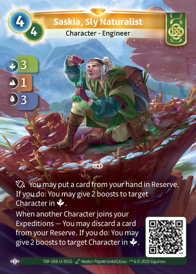 Saskia, Sly Naturalist