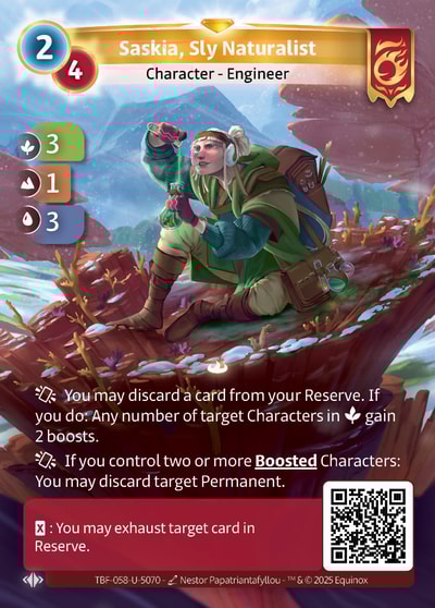 Saskia, Sly Naturalist