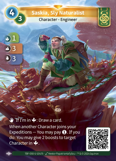 Saskia, Sly Naturalist