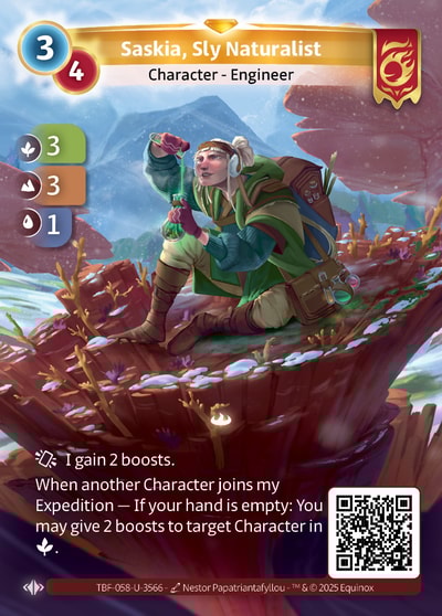 Saskia, Sly Naturalist