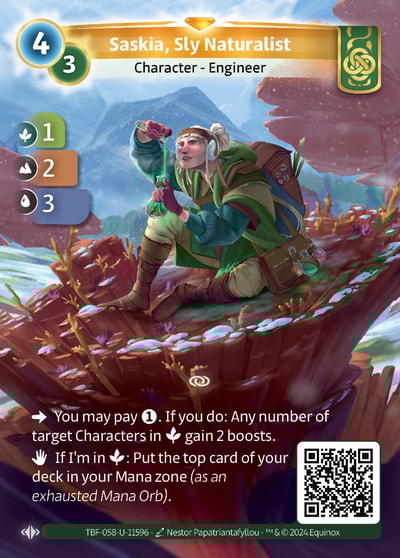 Saskia, Sly Naturalist