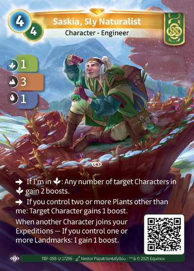 Saskia, Sly Naturalist