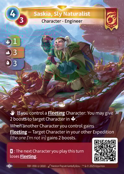 Saskia, Sly Naturalist