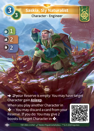 Saskia, Sly Naturalist