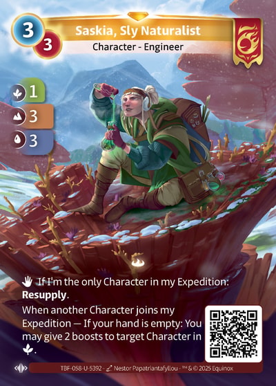 Saskia, Sly Naturalist