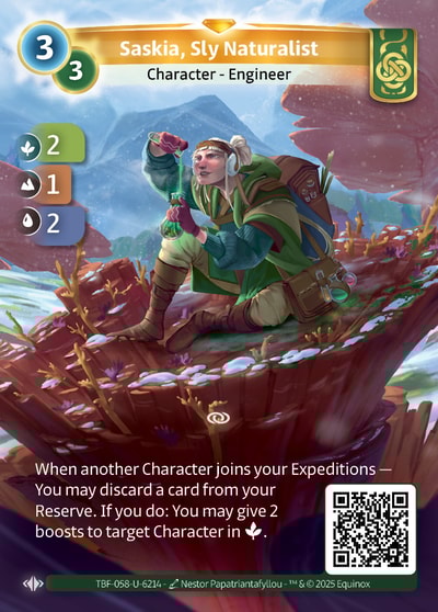 Saskia, Sly Naturalist