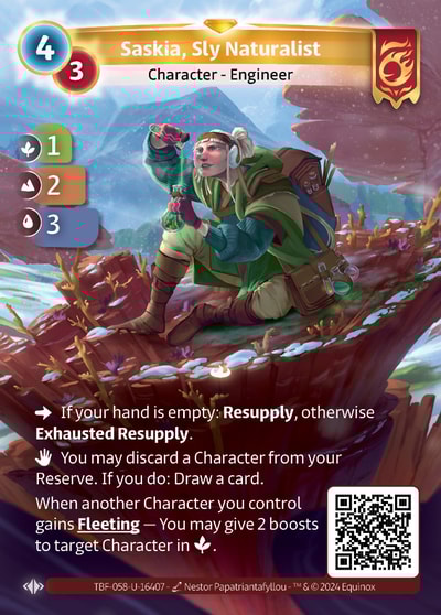 Saskia, Sly Naturalist