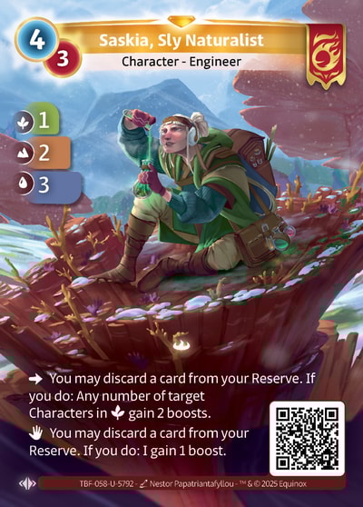 Saskia, Sly Naturalist