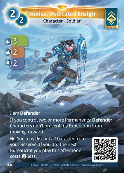 Sunisa, Dedicated Ensign