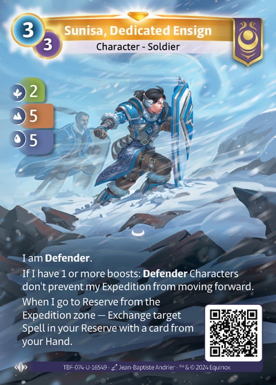 Sunisa, Dedicated Ensign