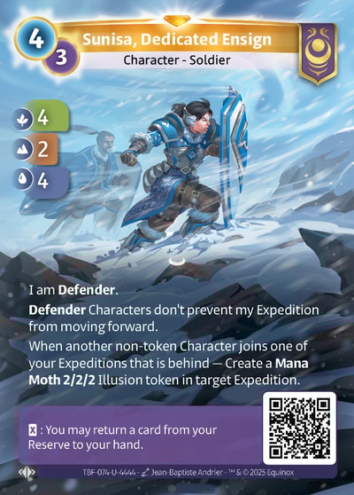 Sunisa, Dedicated Ensign