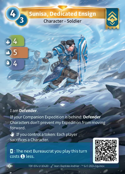 Sunisa, Dedicated Ensign