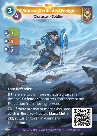 Sunisa, Dedicated Ensign