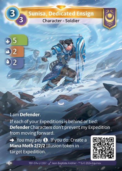 Sunisa, Dedicated Ensign