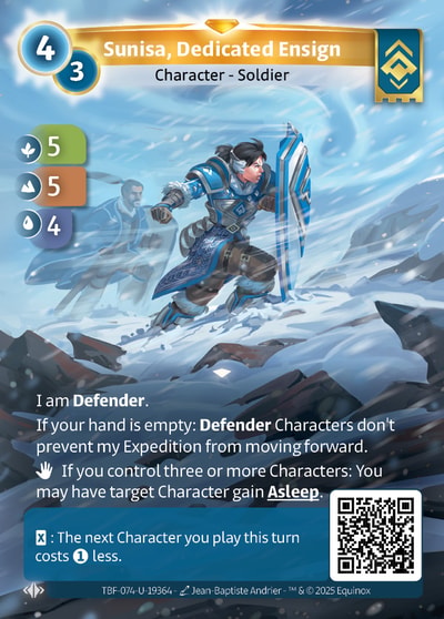 Sunisa, Dedicated Ensign