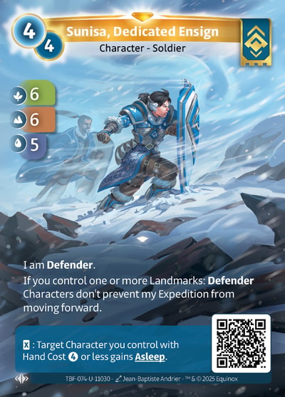 Sunisa, Dedicated Ensign